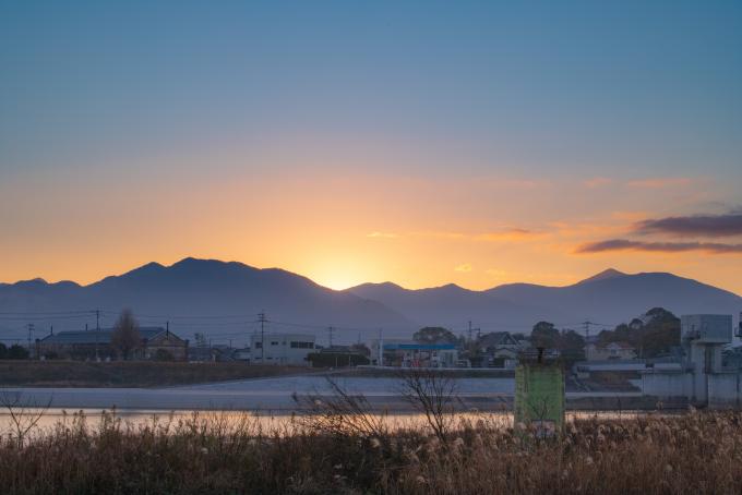 遠賀川とポンプ室