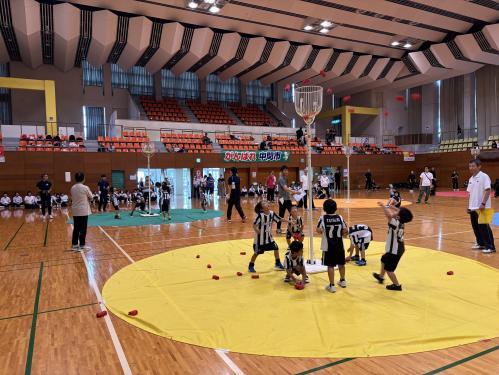 ニュースポーツ　アジャタ[玉入れ競技]