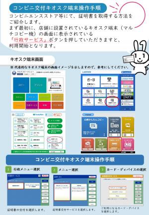コンビニ交付を使うと100円安くなります！②