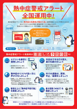 環境省熱中症チラシ 表