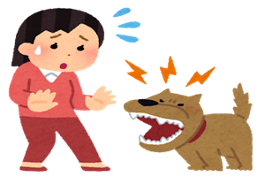 吠える犬